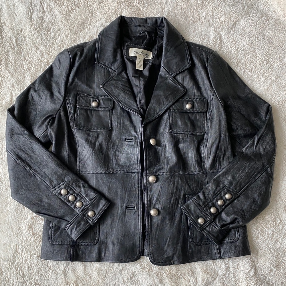 Leather jacket